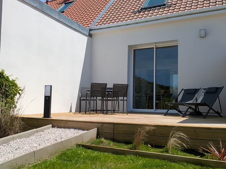 terrasse ensoleillée