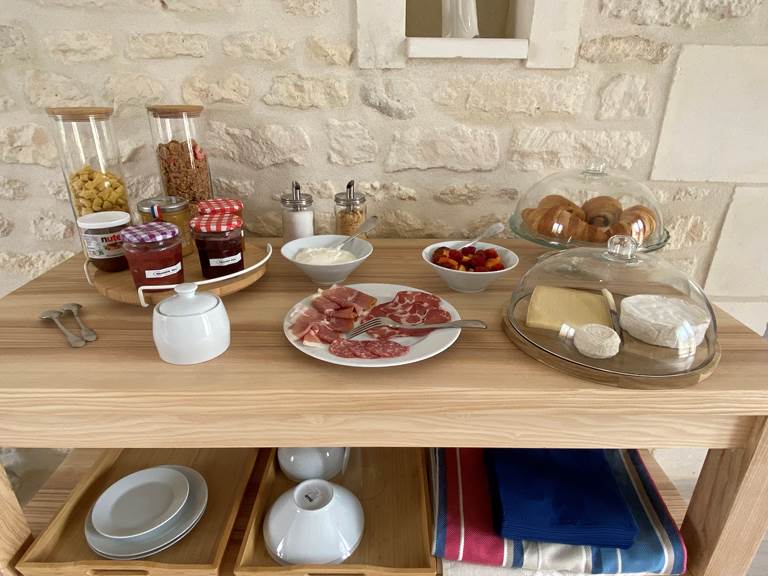 Le petit-déjeuner continental