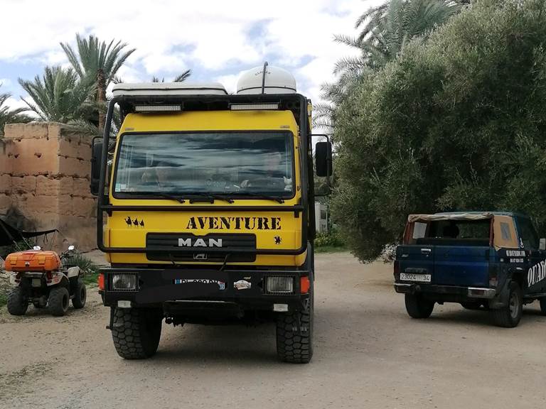 Camping-Bivouac Ouijanne - Les baroudeurs en visite - Tiznit