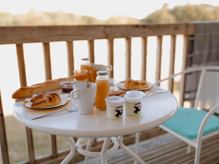 Le petit-déjeuner à La Petite Couronne