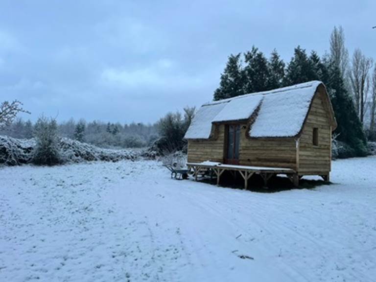 Quand la neige s'invite dans le décors