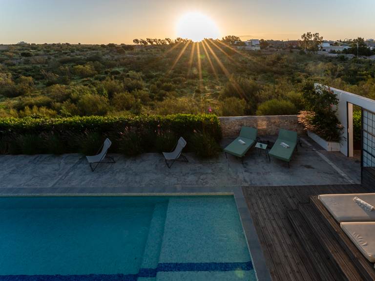 vue dégagée sur la campagne