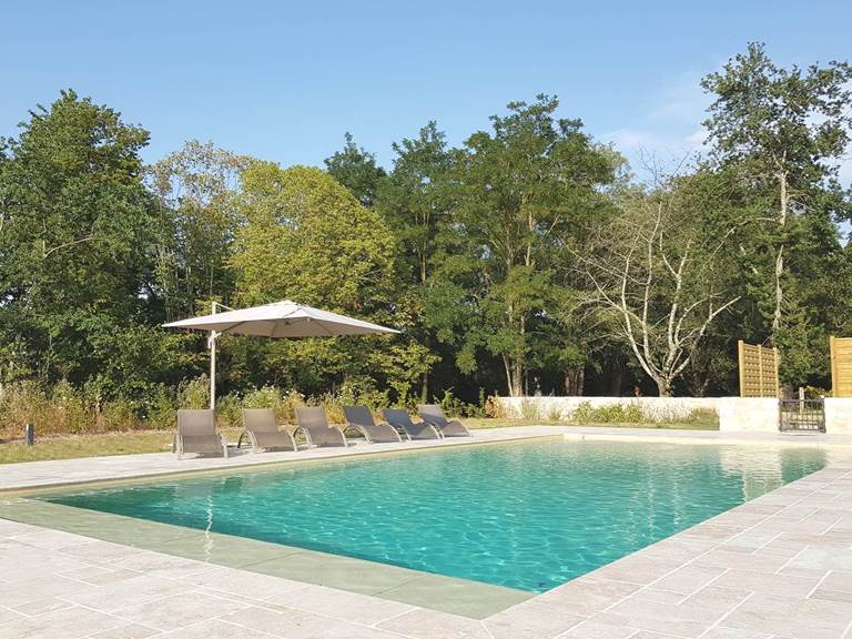 La Piscine dans l'ancien Potager du Domaine des Cyclamens