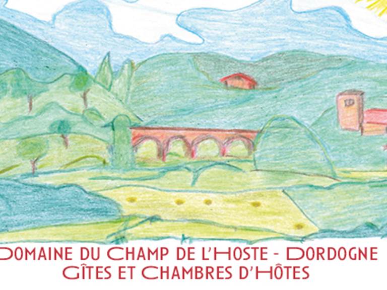 DOMAINE DU CHAMP DE L'HOSTE - maison d'hôtes à Larzac 24170 - domaine du champ de l'Hoste - piscine - Dordogne - location gîte - location maison de vacances - viaduc - le viaduc de Larzac -