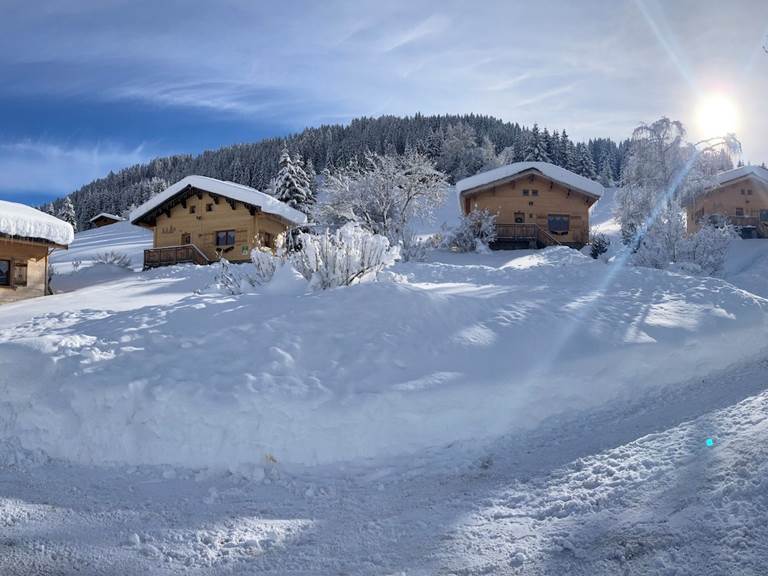 Chalets d'Heidi en hiver
