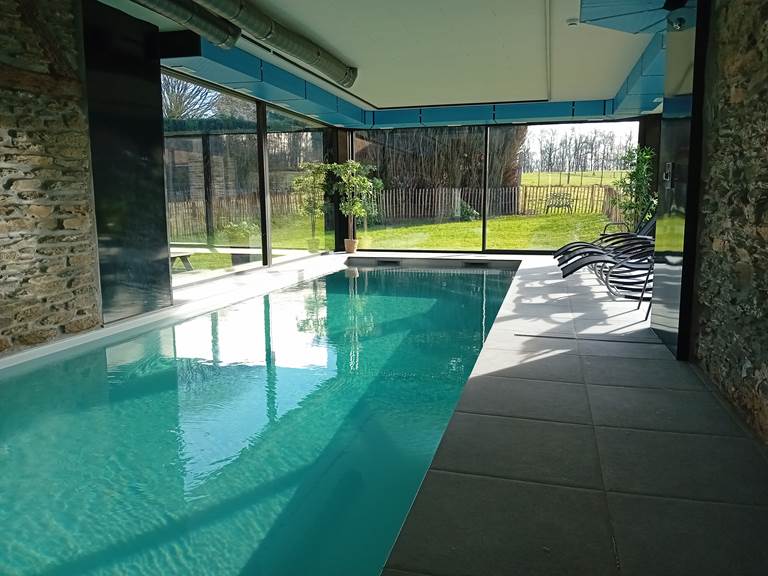 Piscine privée Gîte Colibri