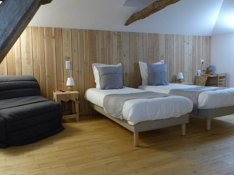 la chambre Charente lits simples