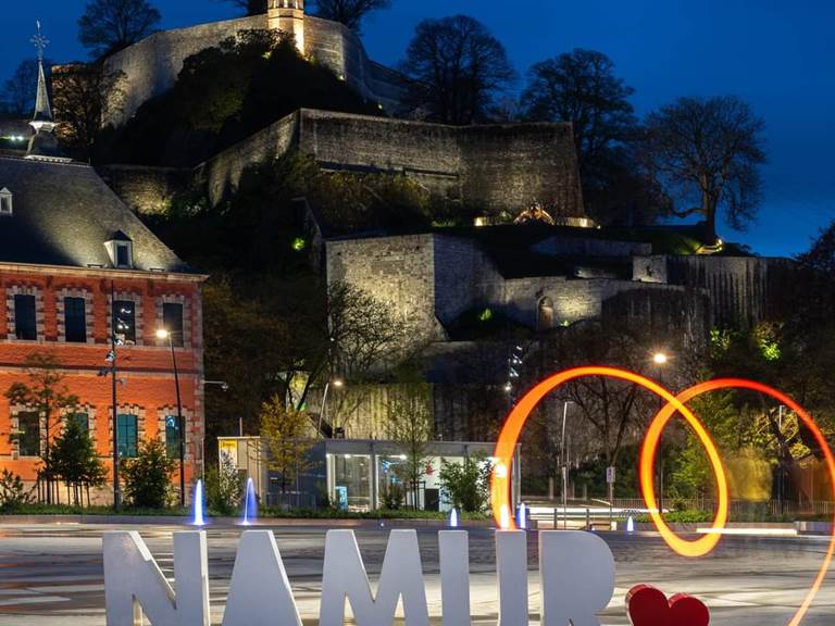 La magnifique Citadelle de Namur