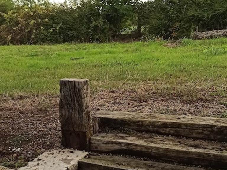 escalier du jardin