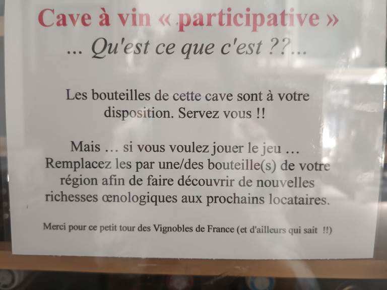 Cave à vin participative