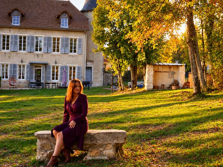 Jardin du Manoir du Colombier aux couleurs d’automne