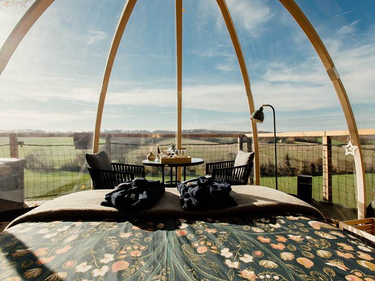 Intérieur de la Bulle, lit 160