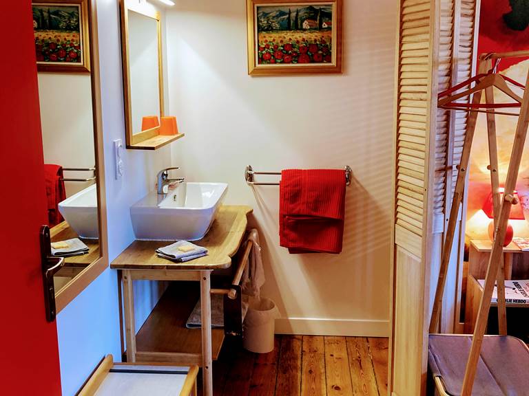 coquelicot coin lavabo