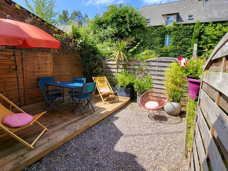 Terrasse clôturée