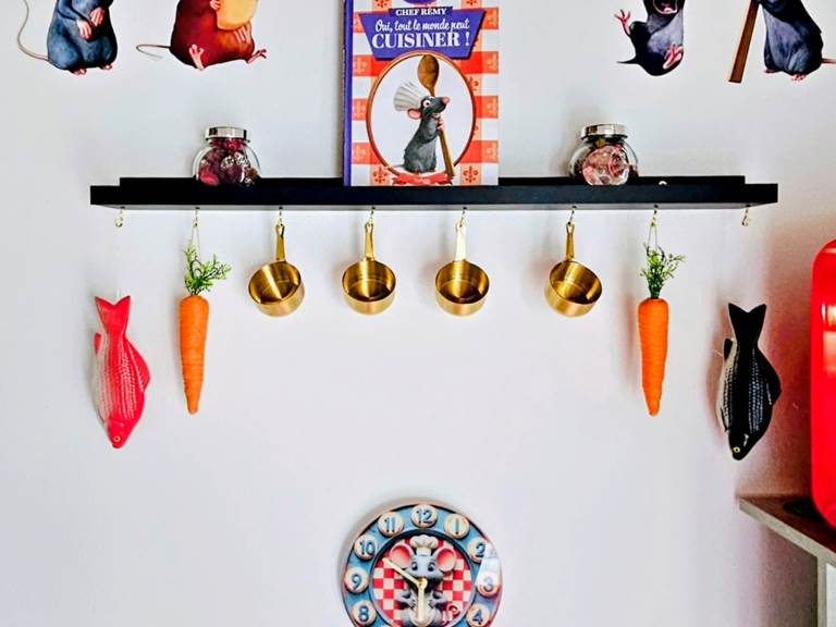 Décoration coin petit déjeuner Disney Ratatouille