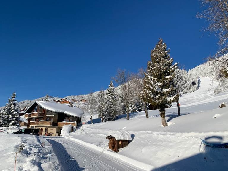 Chalet de Bisanne en bord de piste