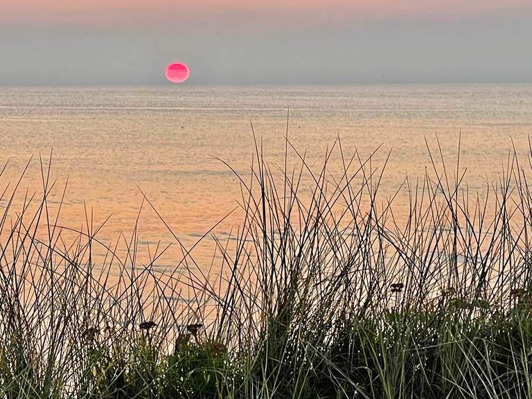 couche de soleil à Guidel plage