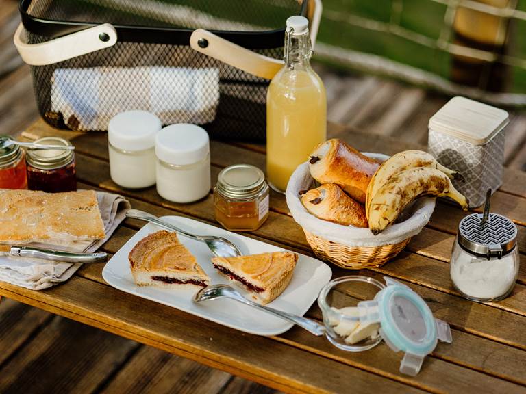 Petit déjeuner copieux le matin :)
