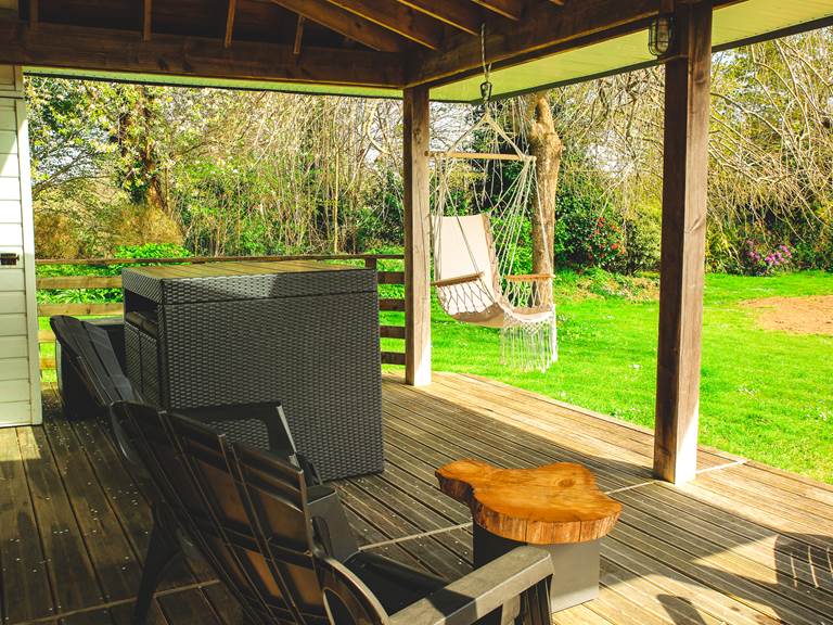 Côté Sud : Terrasse couverte