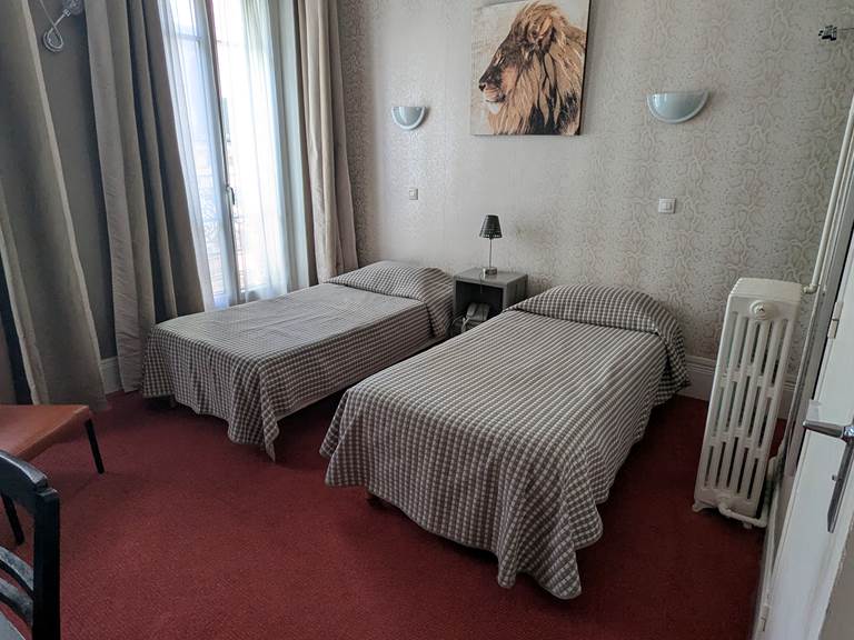 Chambre double hotel jean bart Paris 6