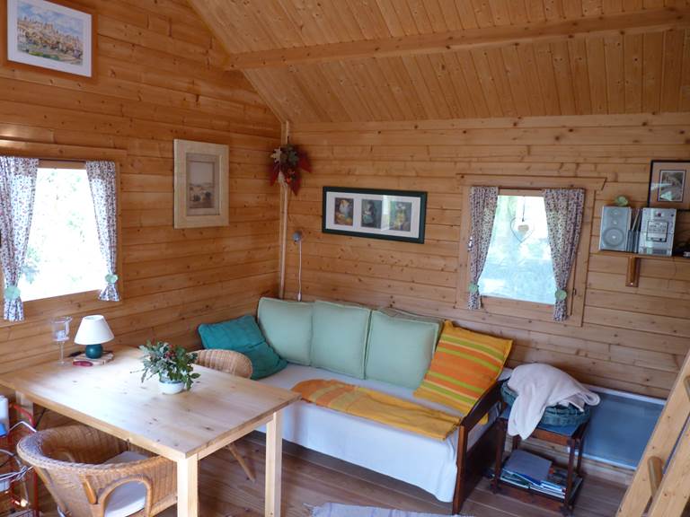 Chalet l'Oustal -coin salon