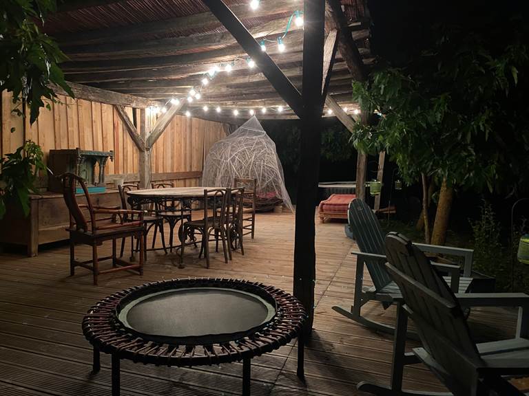 Pergola de nuit