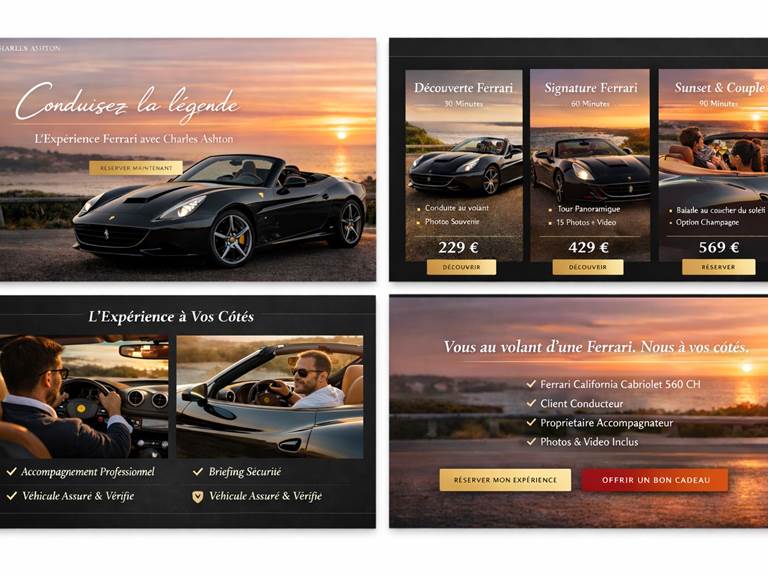 Expériences Ferrari Charles Ashton Prestige Drive