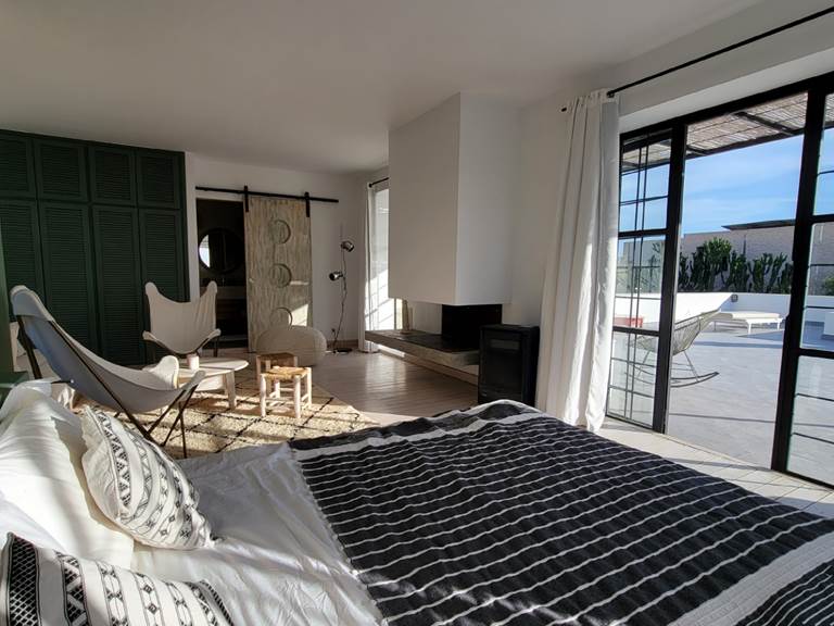 La chambre 5 est installée sur les toits!