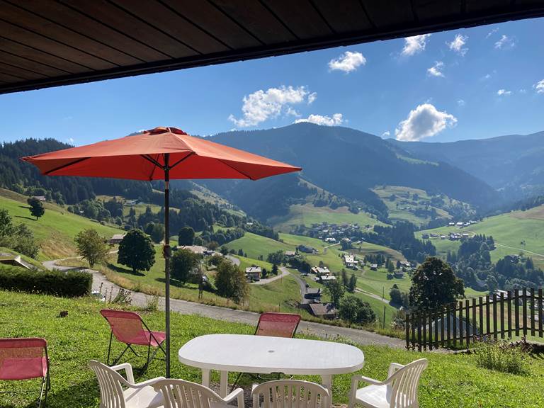 Vue depuis la terrasse