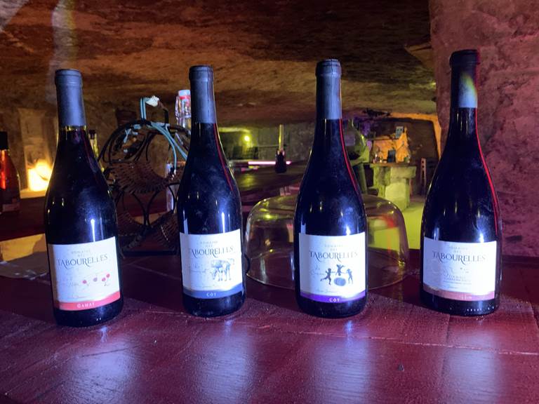 Troglo Degusto - vins Domaine des Tabourelles