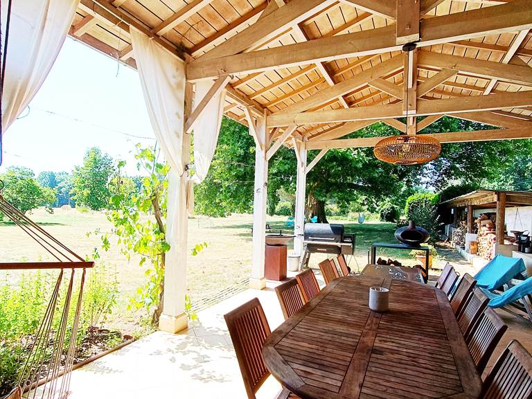 Gîtes, chambre d'hôtes et table d'hôtes gastronomique à Casteljaloux Lot et Garonne, piscine, jacuzzi et spa