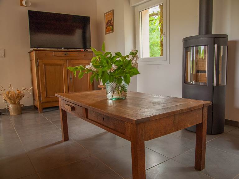Gîte du Causse Loubressac Salon-gallery