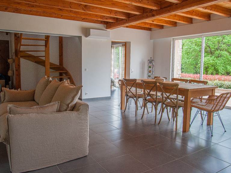 Gîte du Causse Loubressac Séjour-gallery