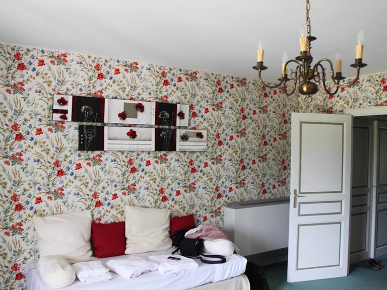 Chambre quadruple Coquelicot  Junior suite 26 avec lit gigogne et balcon - PMR