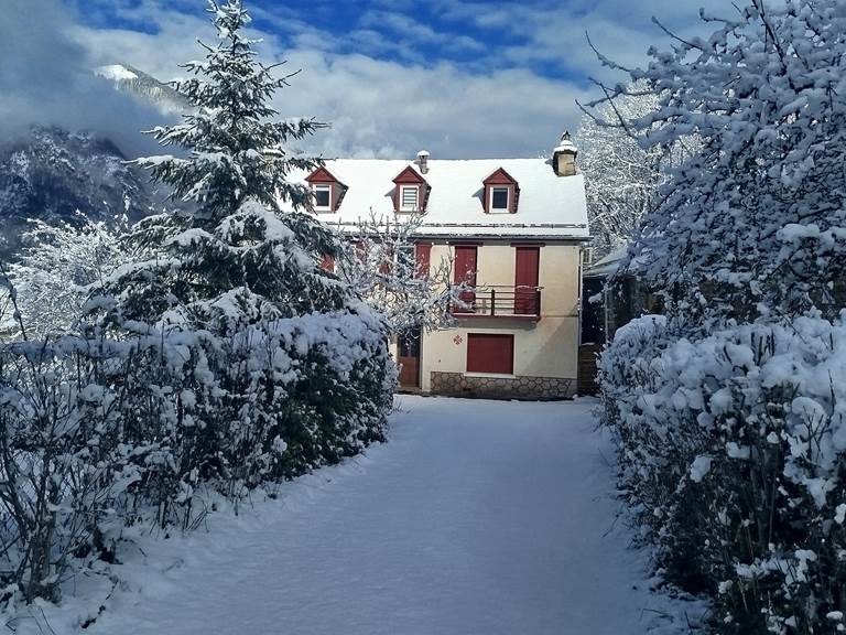 Maison Plein Soleil - Vue maison hiver
