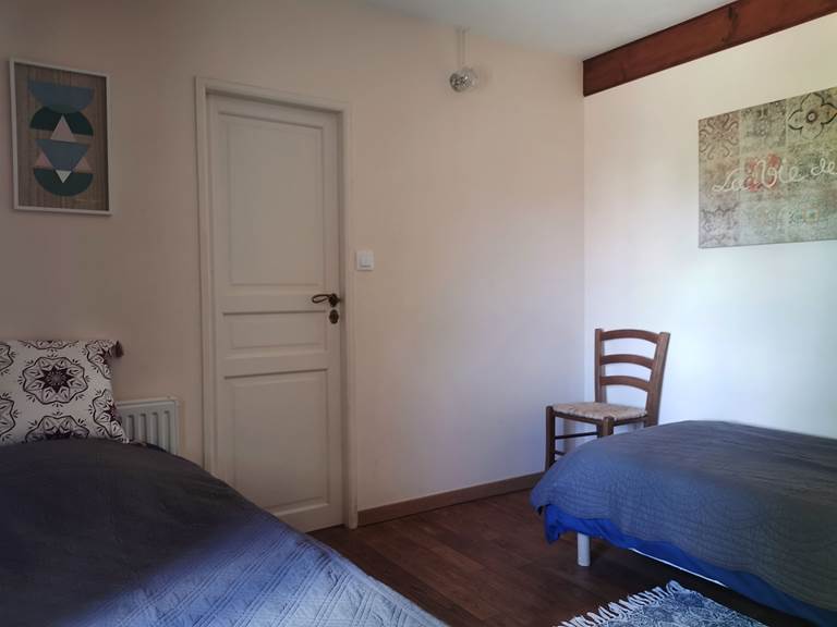 Chambre des enfants de la suite familiale Périgord