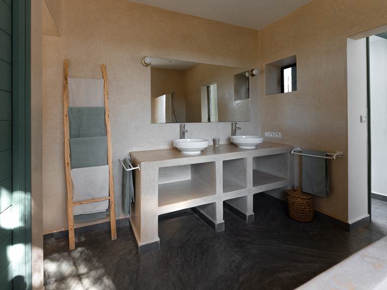 double vasque, wc séparé