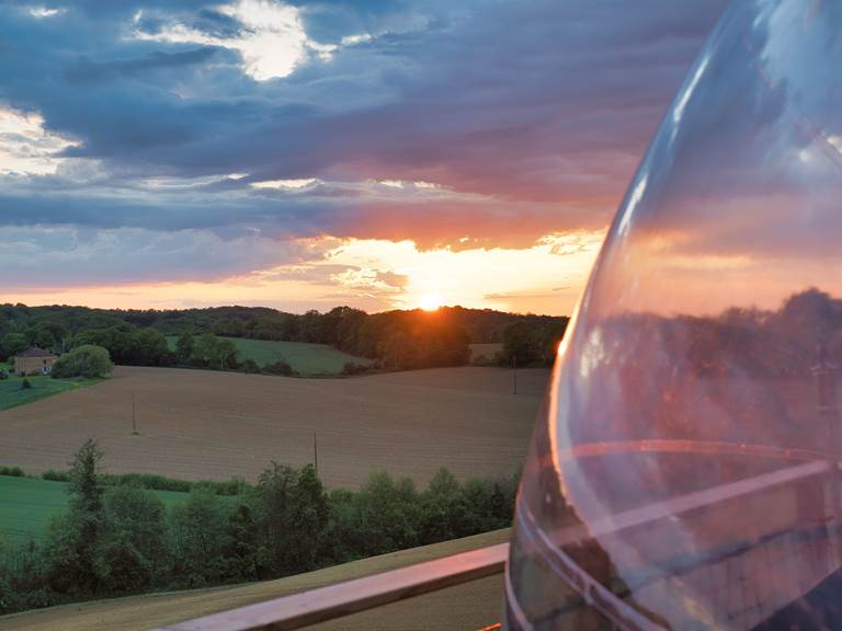 La beauté des couchers de soleil du Gers