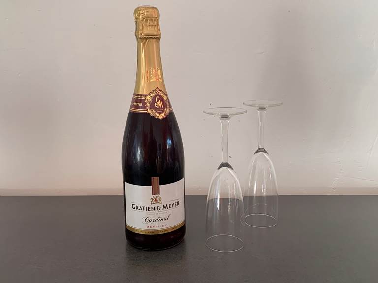 Vin blanc pétillant