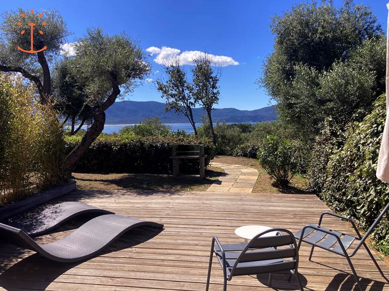_Mini-Villa - Terrasse vue MV4 - Re´sidence Ogliastrello Location villas OLMETO plage piscine Corse-du-Sud