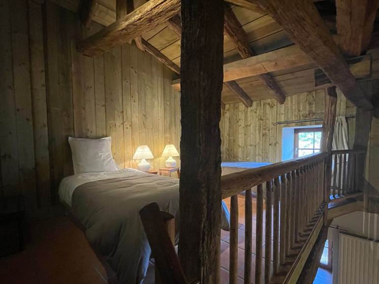 chambre Fenaison - mezzanine lit simple