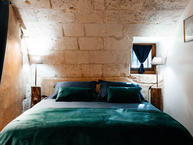 Chambre raffinée du gîte classé 5 épis