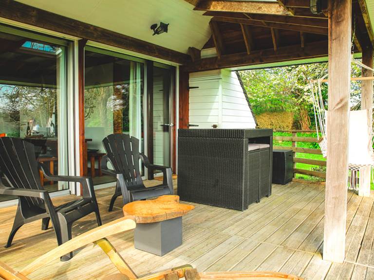 Côté Sud : Terrasse couverte