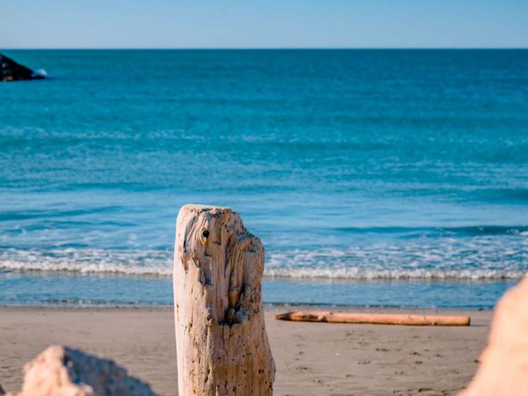 la plage Saintes Maries de la mer