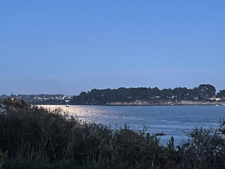 Reflets de la lune sur le Golfe