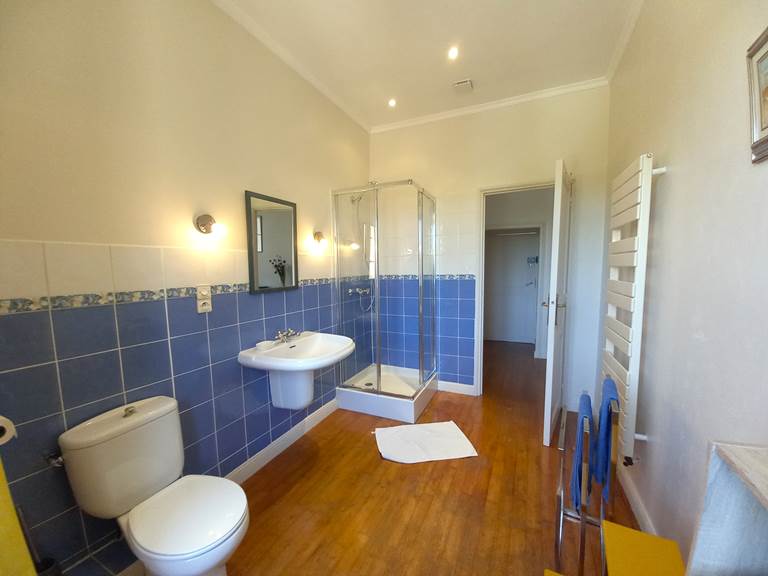 Salle de bain avec douche