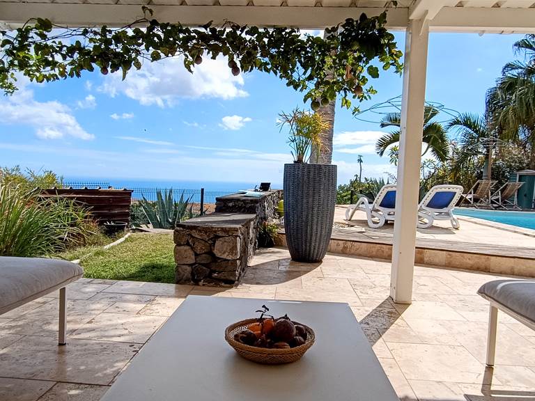 vue piscine terrasse