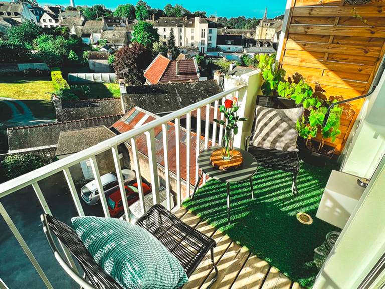 Balcon le matin