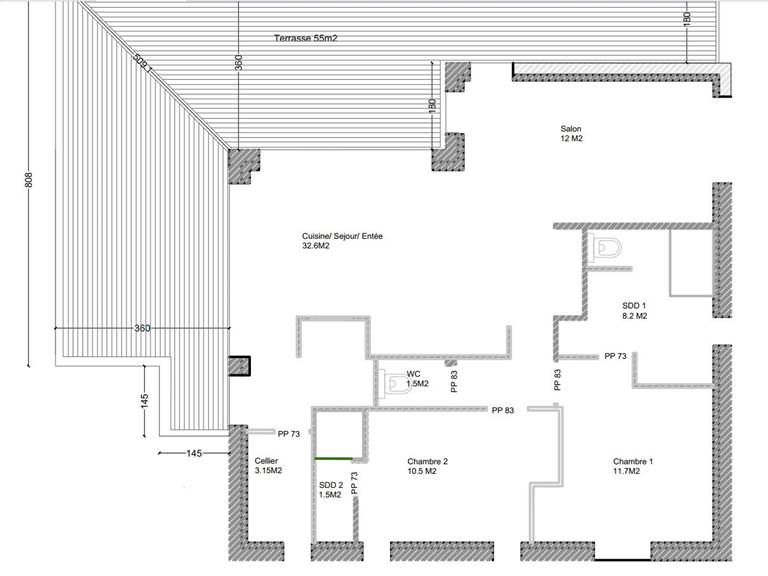 PLAN INTERIEUR MAISON