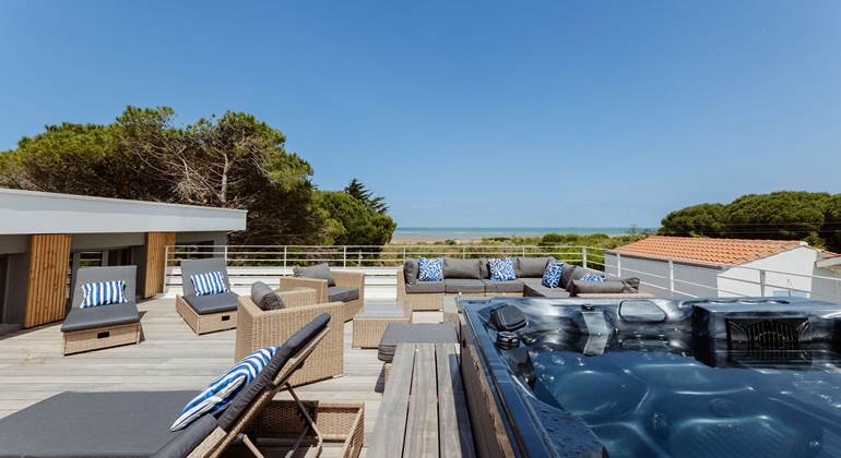 Terrasse vue mer XO 17